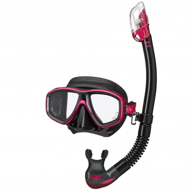 TUSA Ceos Elite Snorkelling Set with Gauge Reader Corrective Lenses